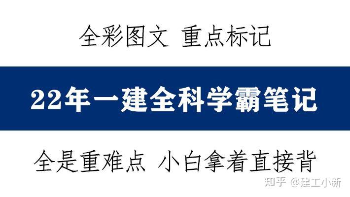 零基础两个月上岸一建!22年一建全科学霸笔记,全彩图文干货满满 - 知乎
