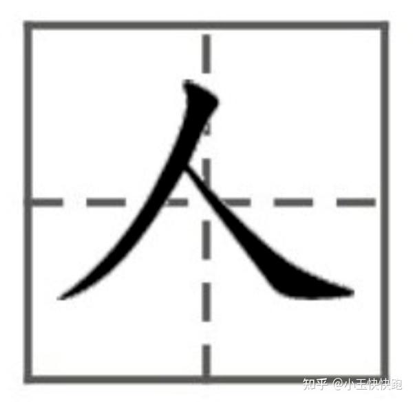 河小象写字技巧| 人字头“人”书写技巧 - 知乎