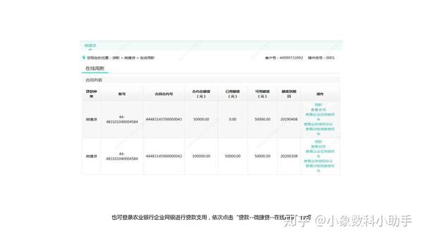 农业银行纳税e贷