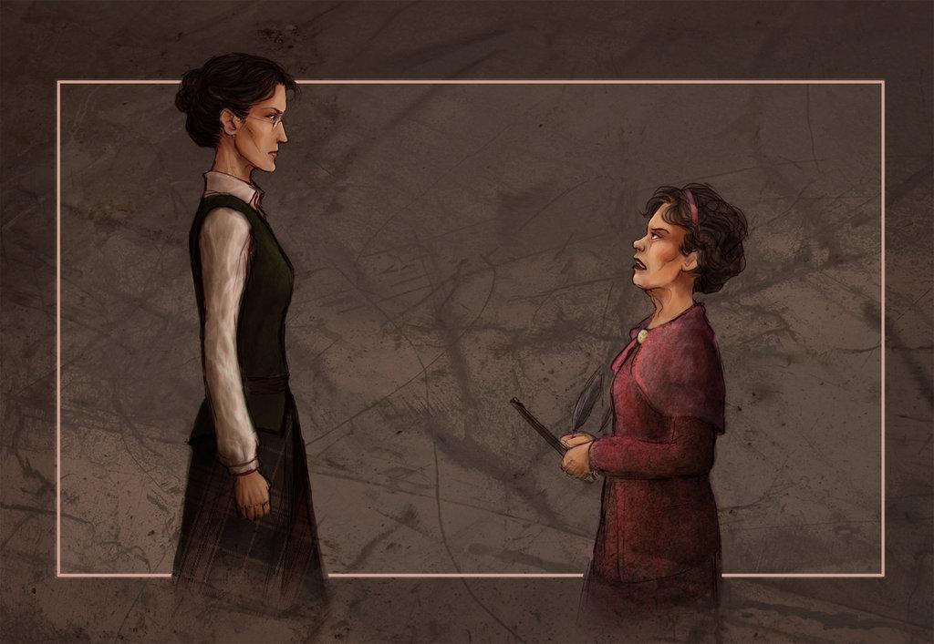 【hp图库】国外哈迷用漫画呈现麦格与乌姆里奇"互怼"情节!