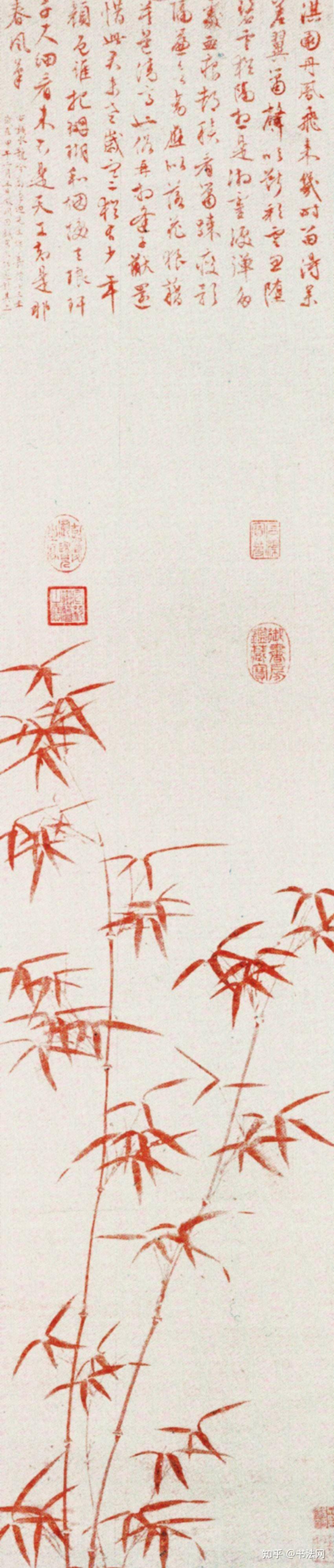 古代罕见的“红竹”画，尽显高贵典雅，专家研究几十年也没搞懂！ - 知乎