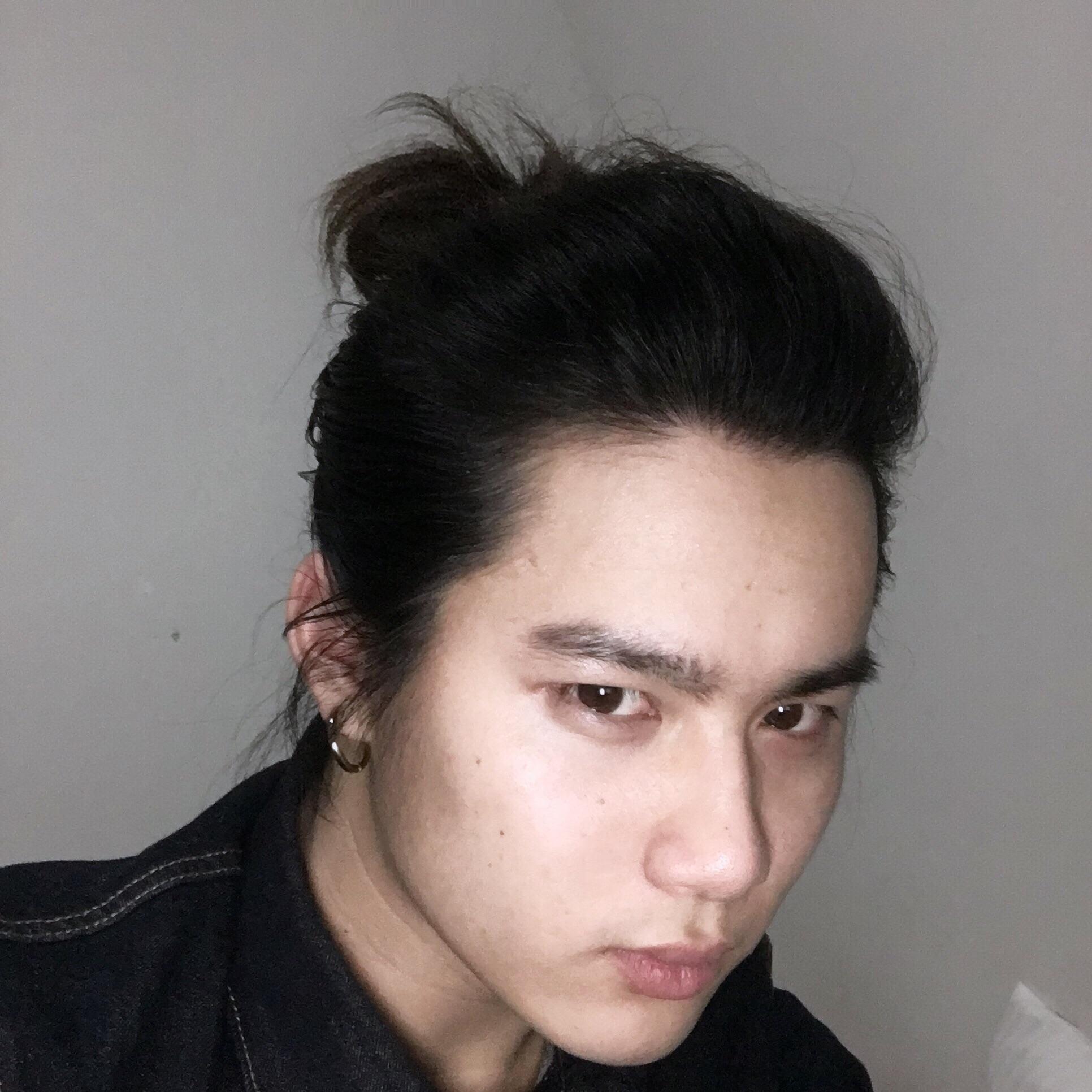 男生留长发怎么打理过渡期的发型