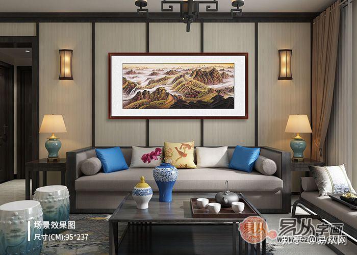 客厅该挂什么山水画，解读客厅装饰挂什么画好 - 知乎