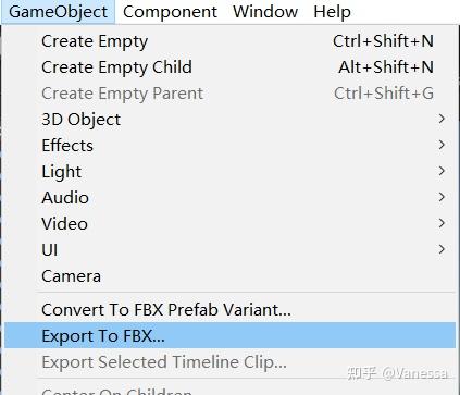 unity fbx export custom materials