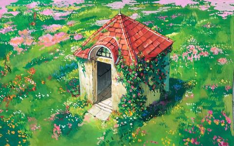 虚幻4重现哈尔的移动城堡花园附风格化草地制作分享