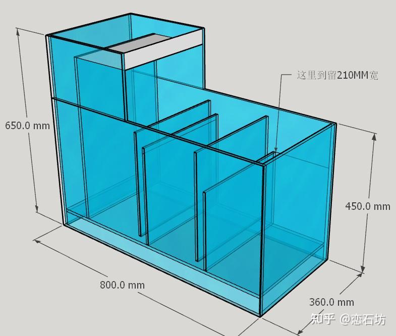 双水位鱼缸设计图图片