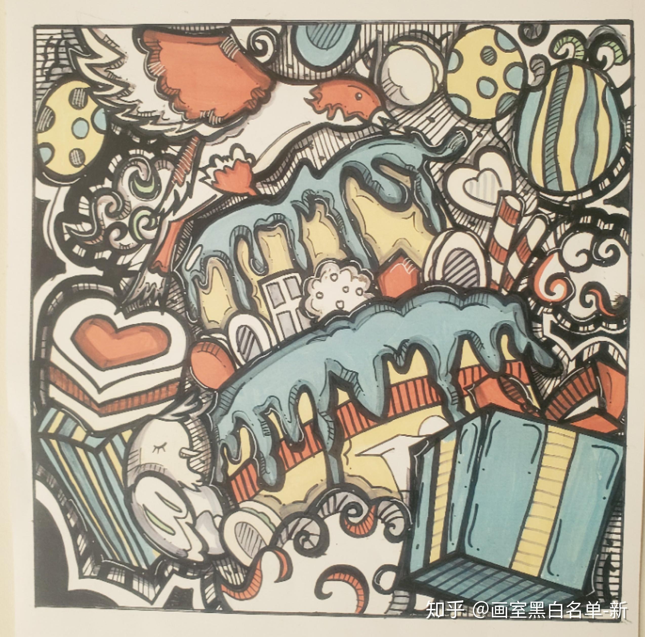 以及鲁美风格的校考设计优秀作品