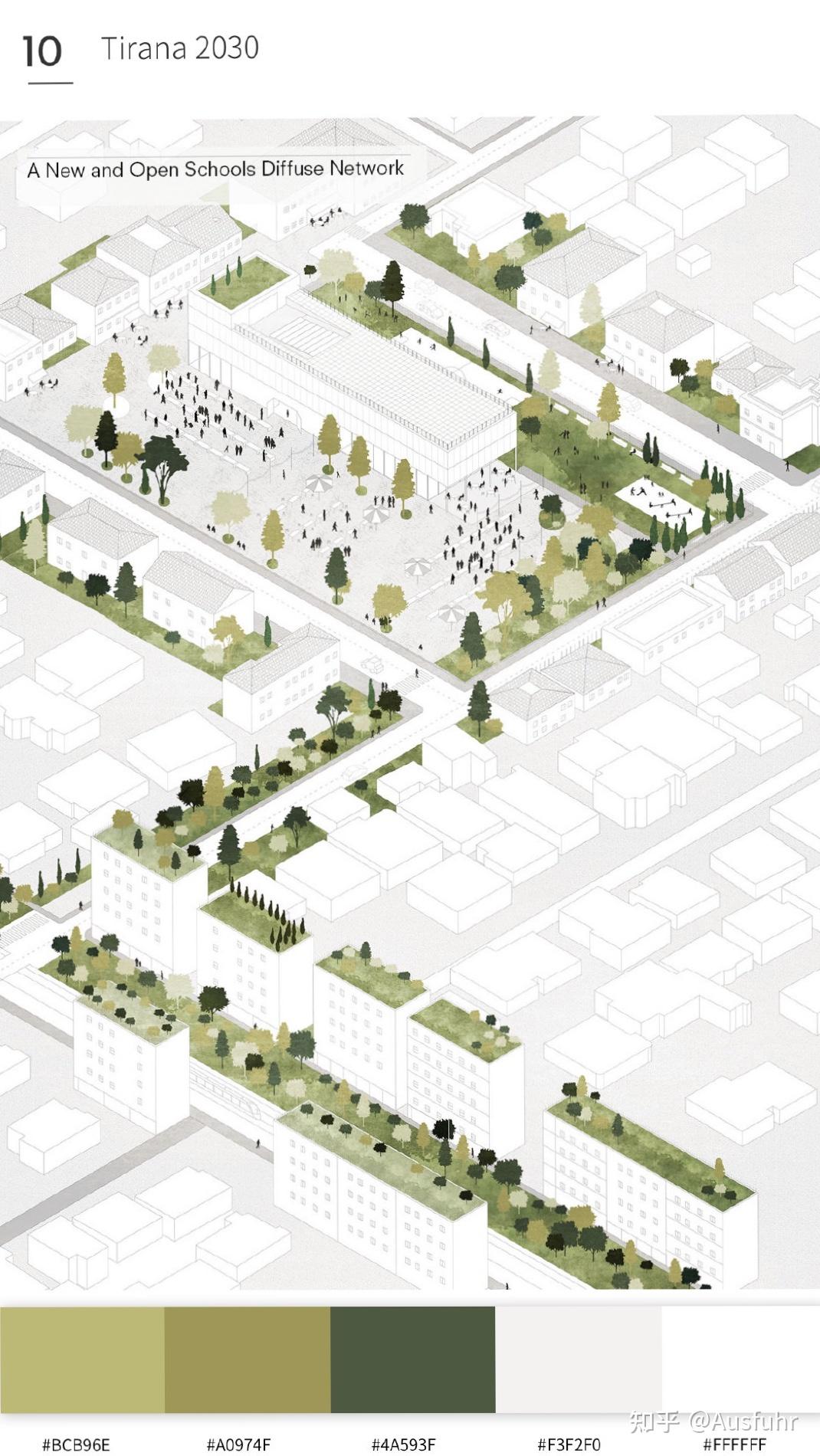 设计灵感|建筑配色|景观城市规划色卡