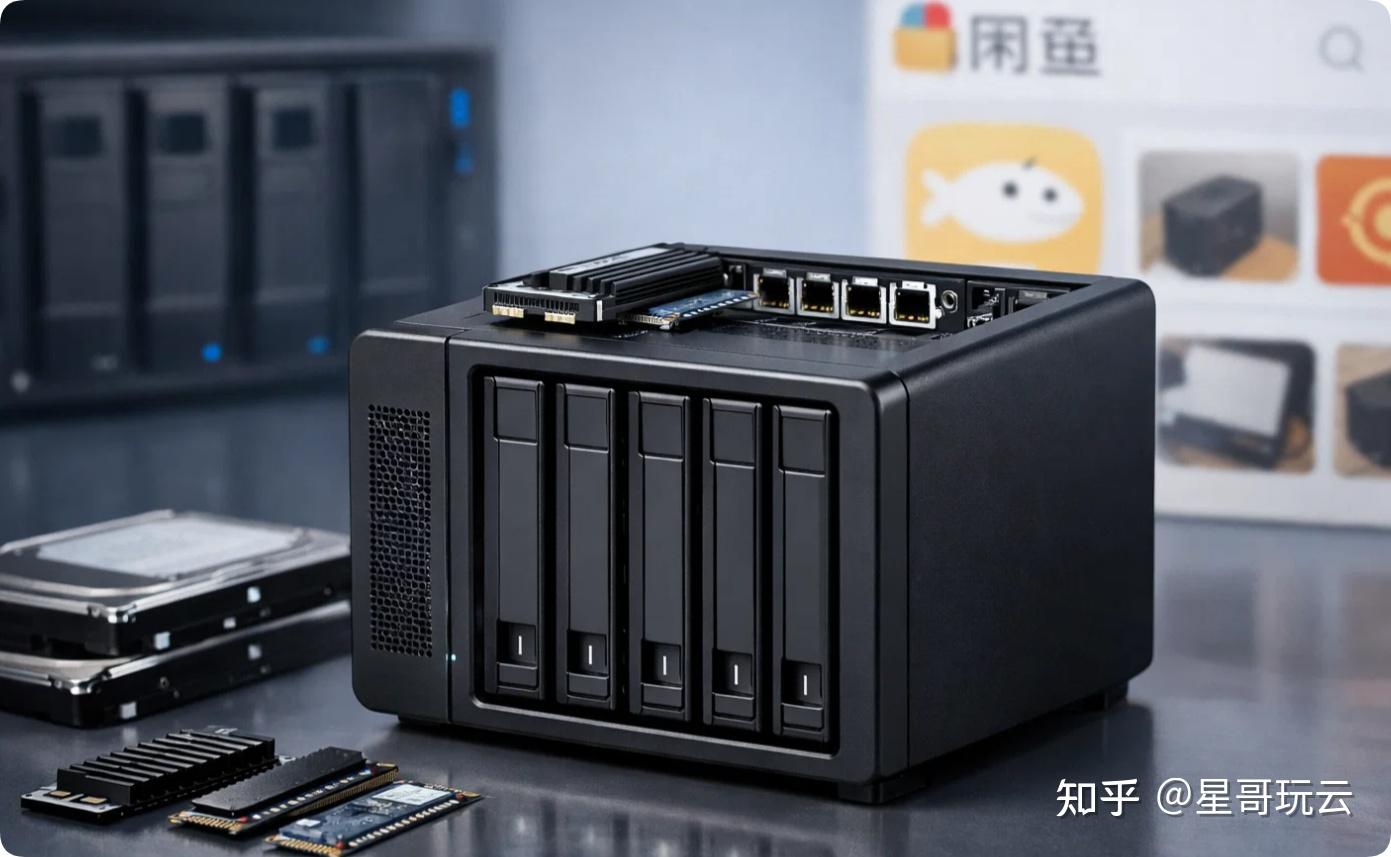 绝版NAS!N5105、4个2.5G网卡、2nvme、5个机械盘, 性价比还太低?