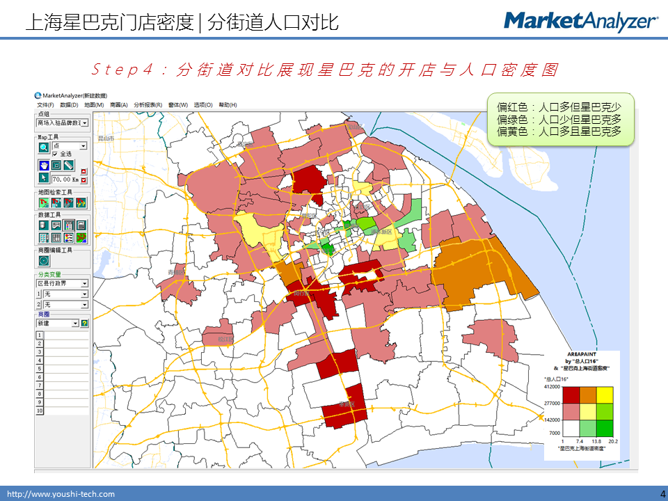 gis视点上海星巴克门店分析