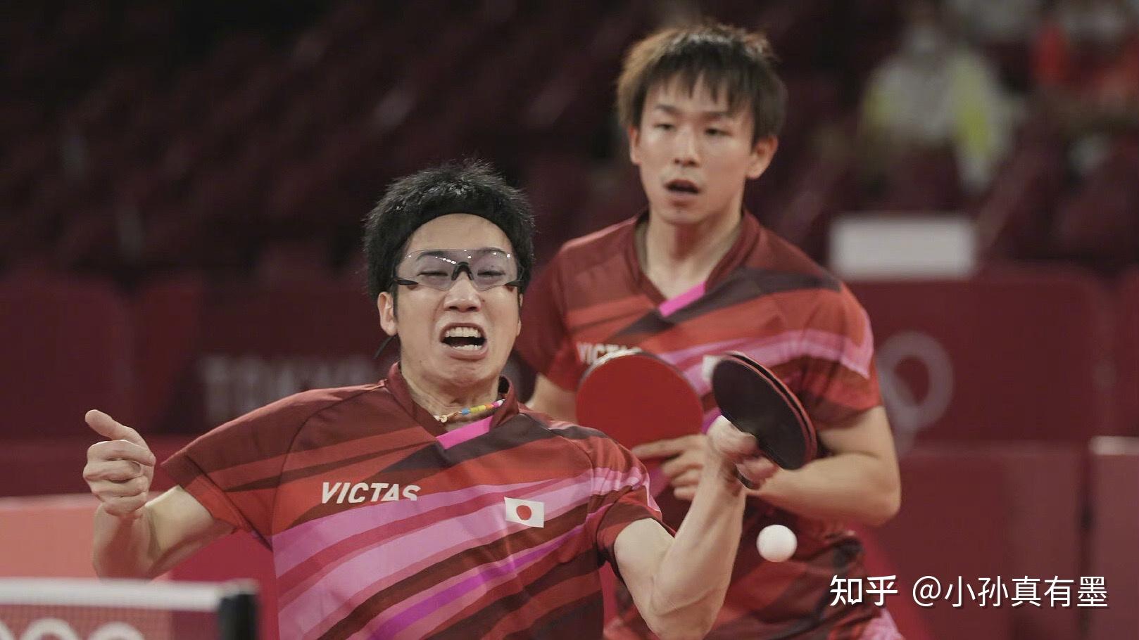 日本乒乓球男团图片