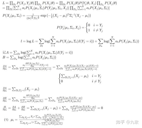 半监督高斯混合EM算法推导（semi-GMM-EM-algorithm） - 知乎