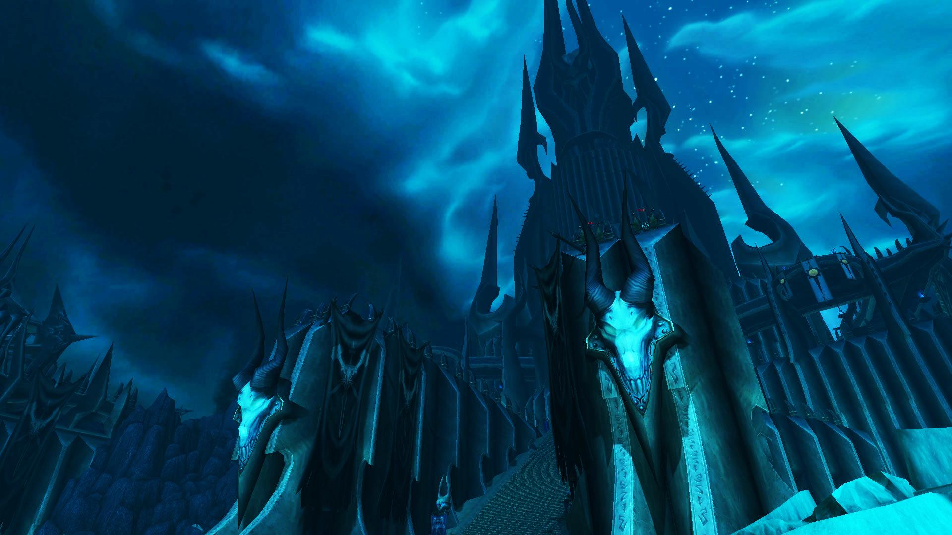 冰冠堡垒科雷萨是冰冠堡垒前最后一道堡垒防线,它的尖塔并没有和城墙