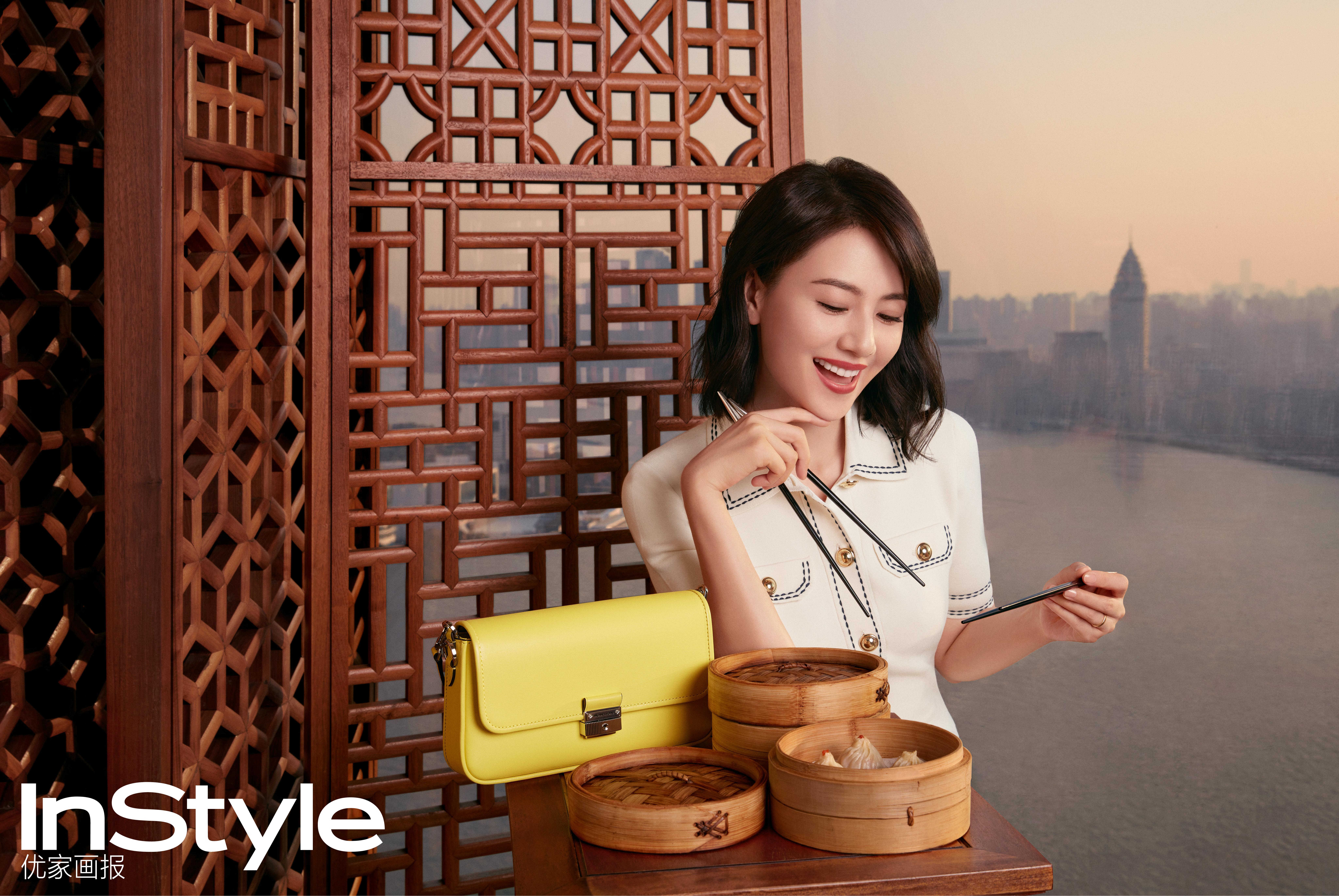 上海春日限定跟着高圆圆轧马路