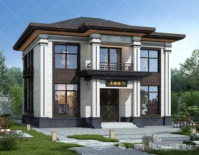 30款带阁楼二层新中式自建房别墅，2025回乡建房首选别墅效果图 - 知乎