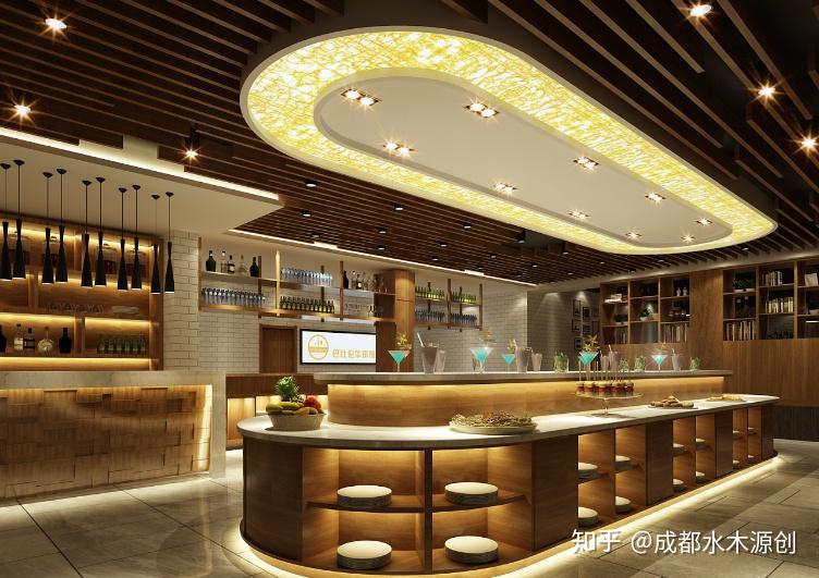 绵阳自助餐厅店面装修设计|水木源创设计 - 知乎