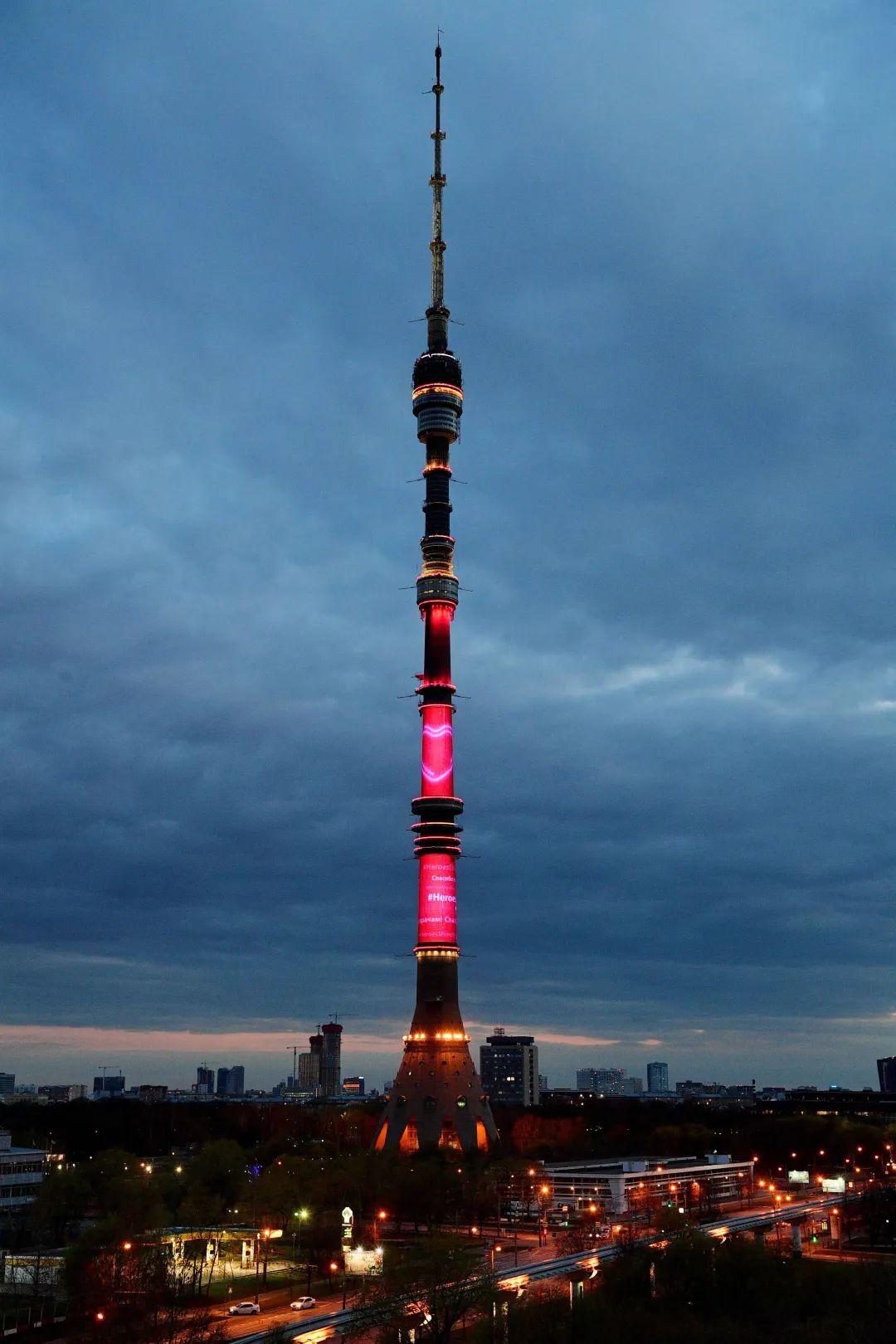 俄罗斯莫斯科·奥斯坦基诺电视塔埃及吉萨·胡夫金字塔伊朗德黑兰