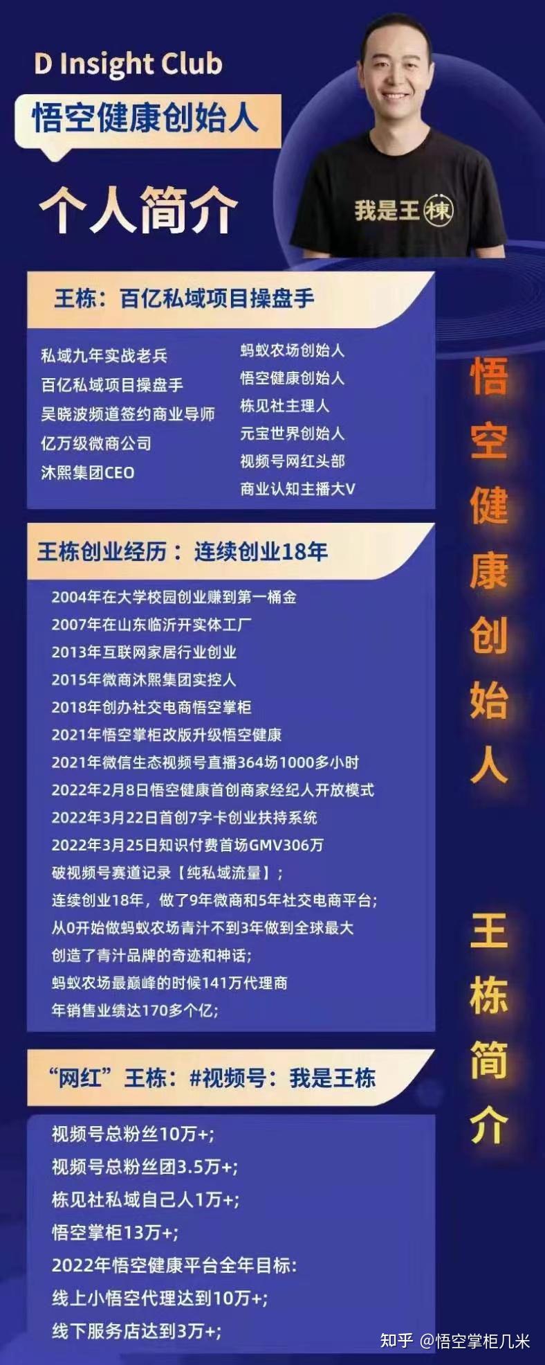 赛道记录视频号网红头部,商业认知主播大v王栋,悟空掌柜创始人&ceo