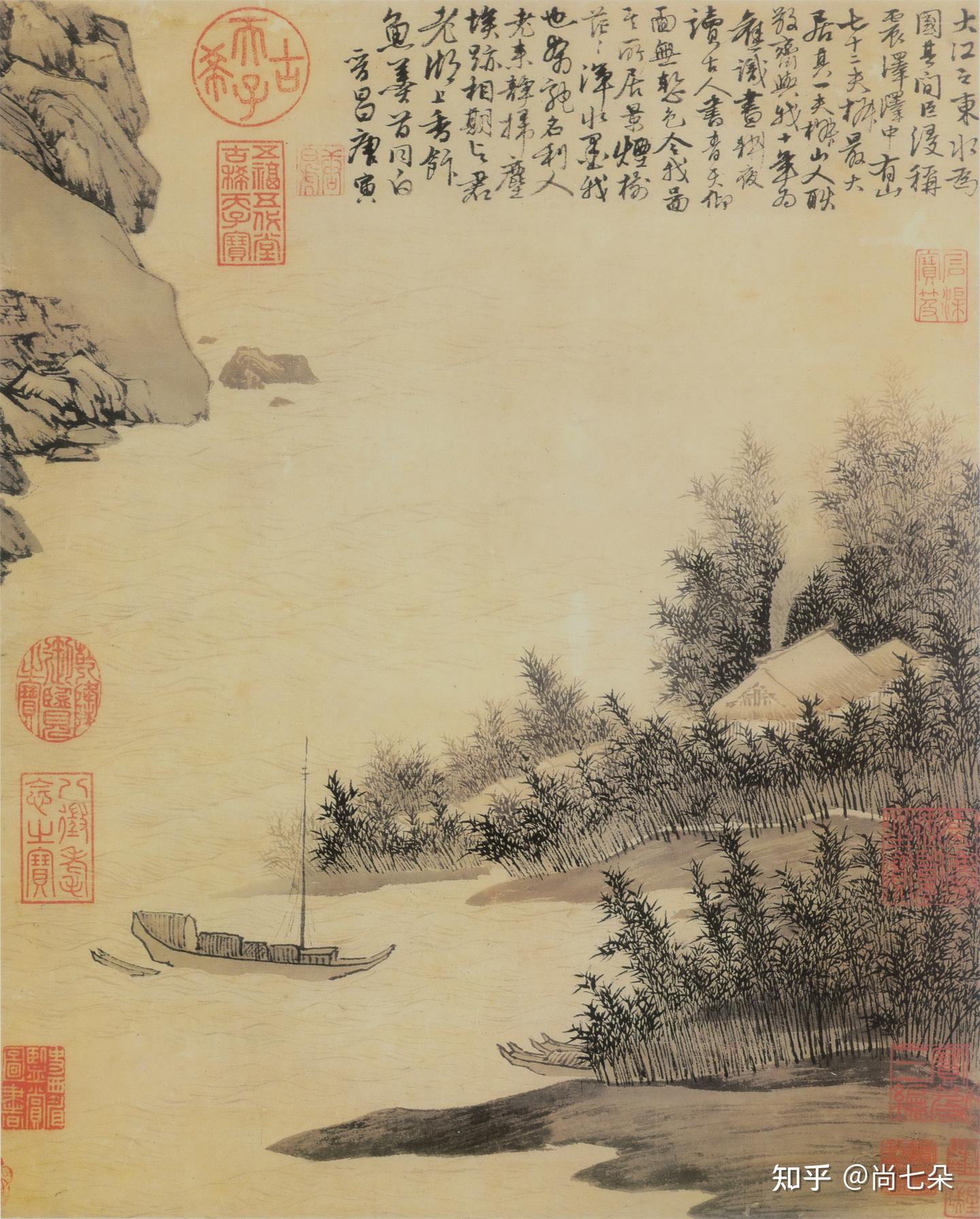 明代唐寅唐伯虎山水人物画古代高清国画图片保存- 知乎