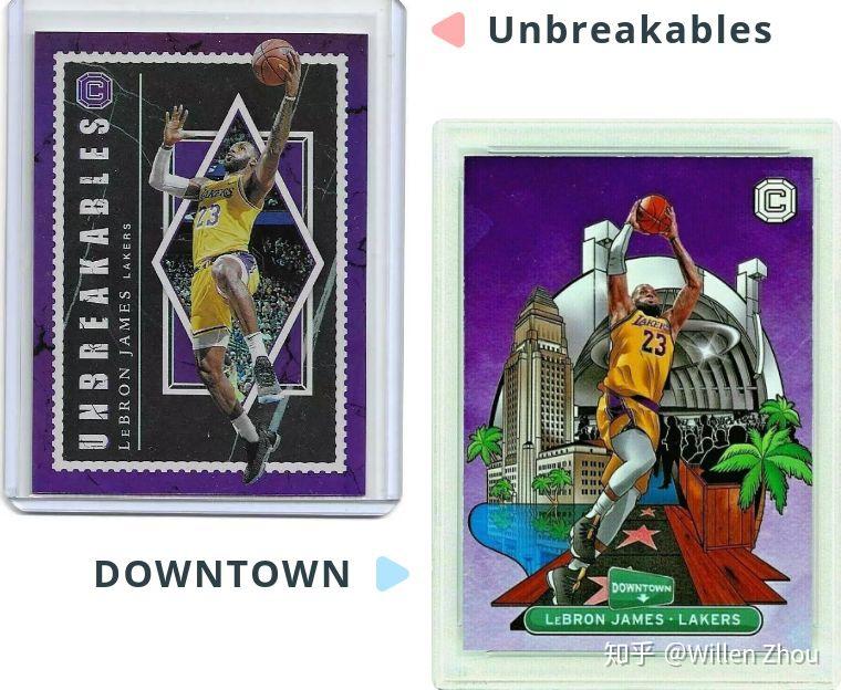 1819赛季身披紫金战袍的詹姆斯球星卡盘点特卡实物篇