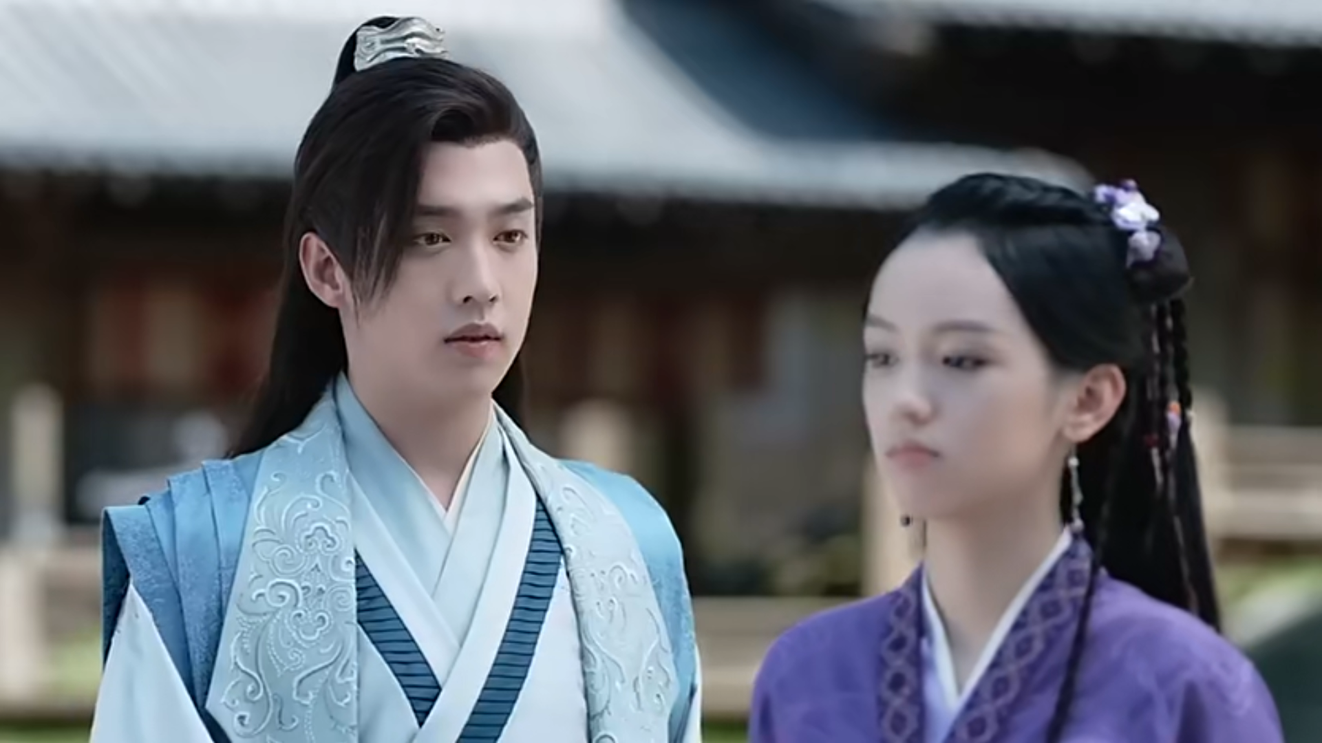 山河令第十三集试探身份揽腰对视