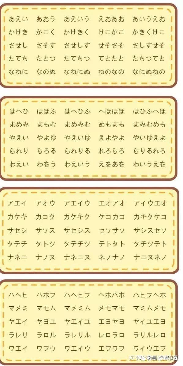 三分鐘巧記日語最基礎的五十音圖,超有趣超簡單 - 知乎