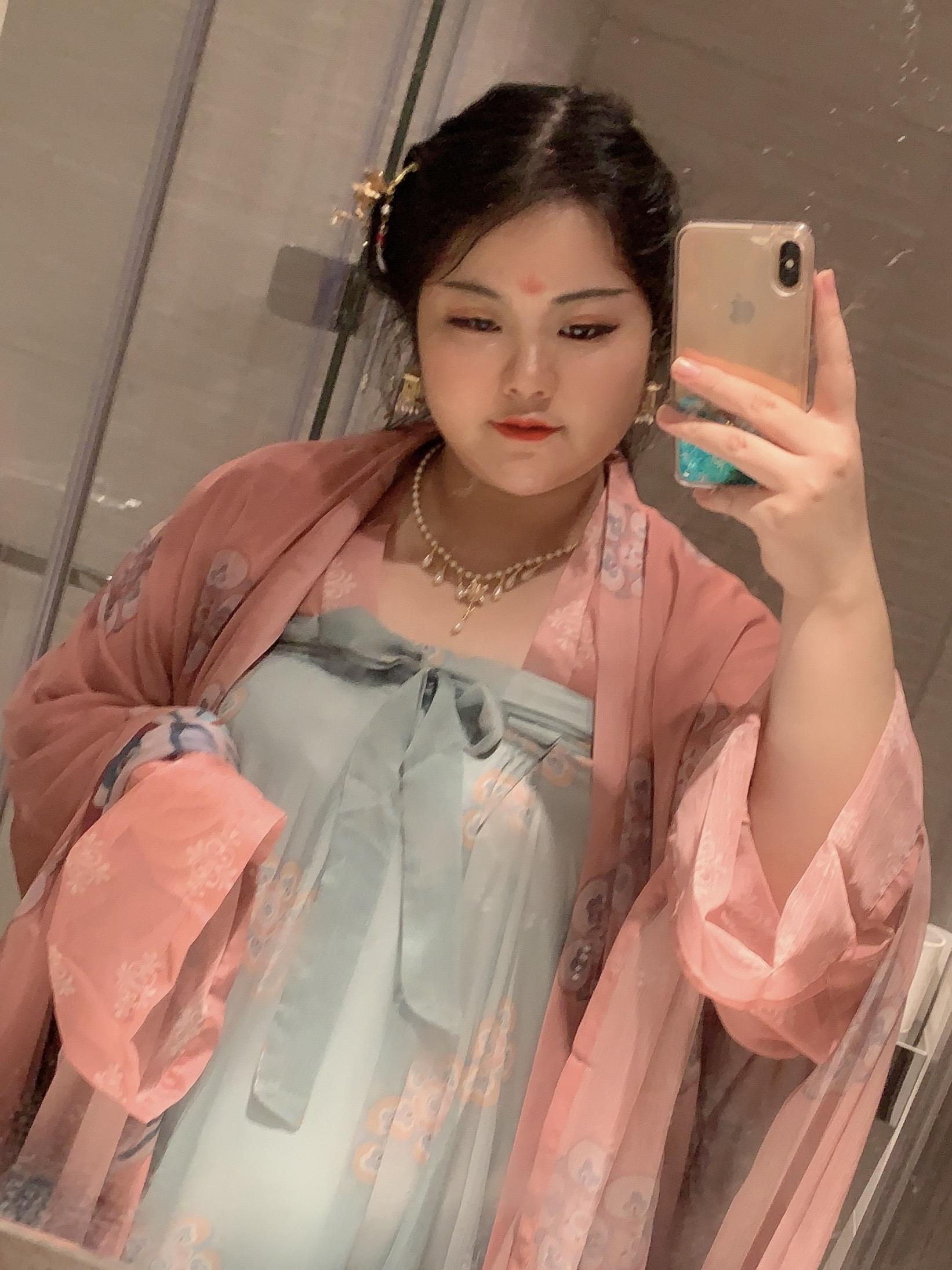 胖女孩可以穿汉服吗,164,138,有没有推荐?