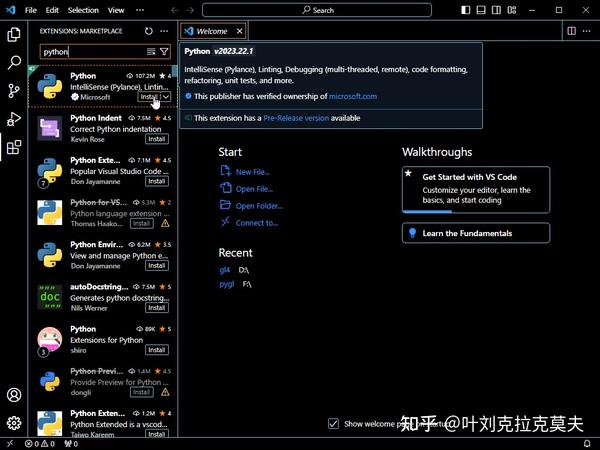  windows vs code python opengl 