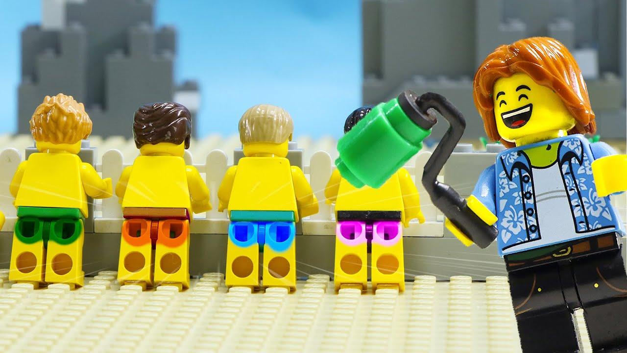 乐高定格动画合集摇滚男参加警察面试结果却获得了冠军