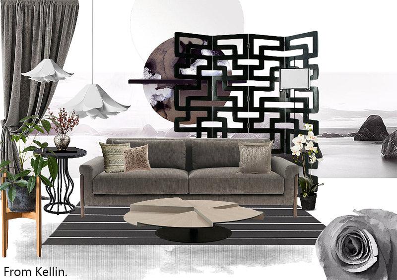 美间软装现代与复古相结合设计更添韵味