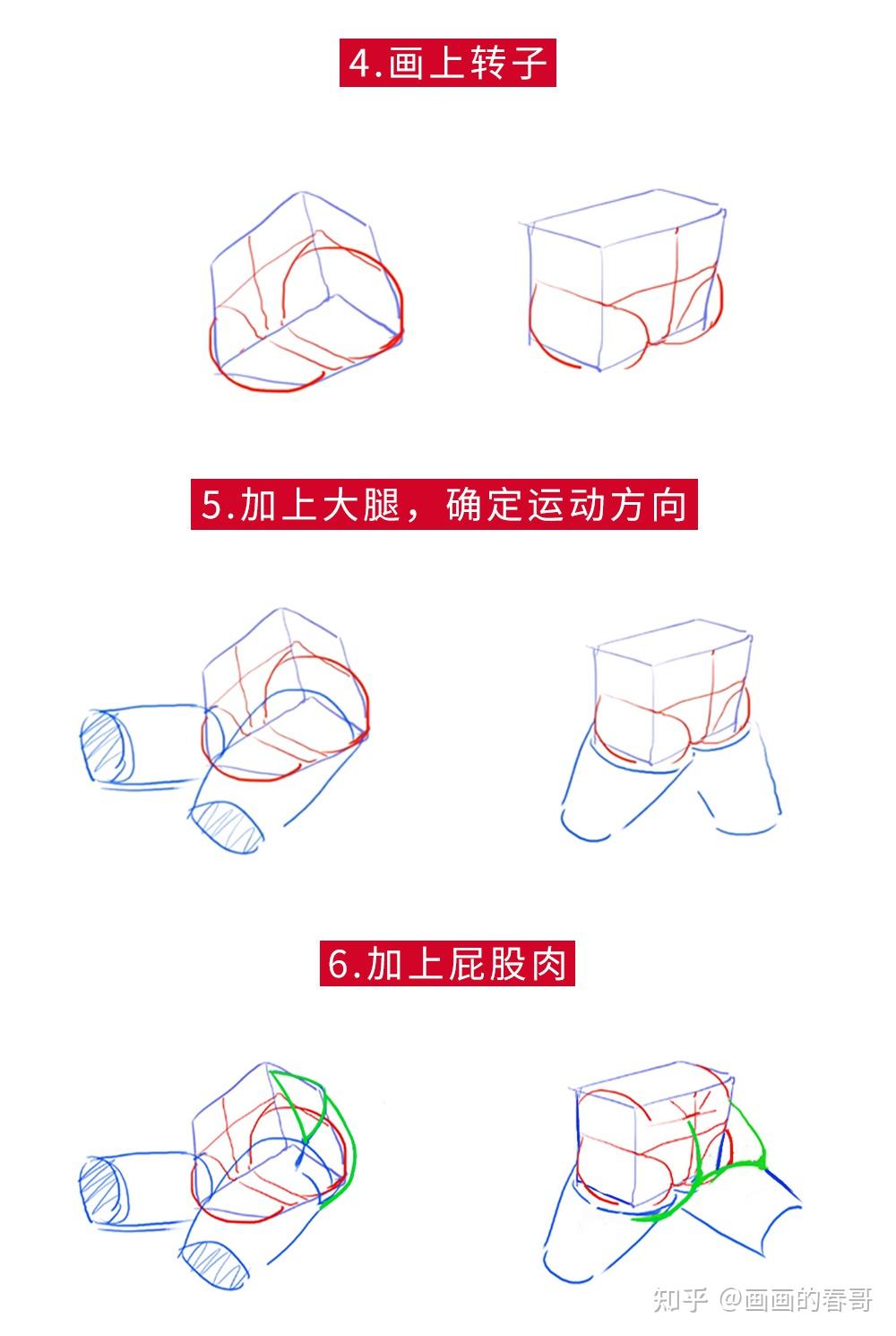 翘屁嫩男是画本必备但是你真的会画屁股吗