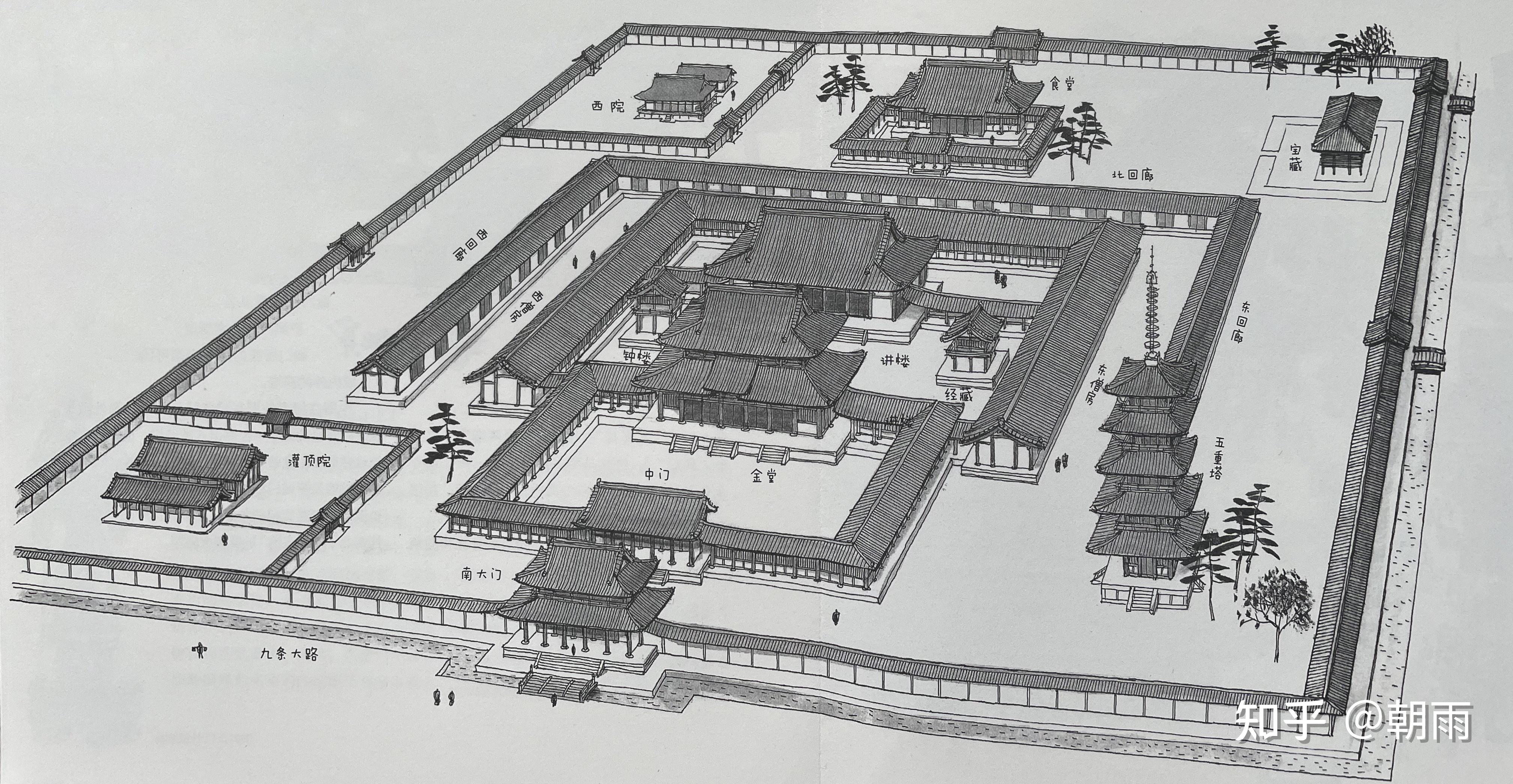 日本京都皇宫平面图图片