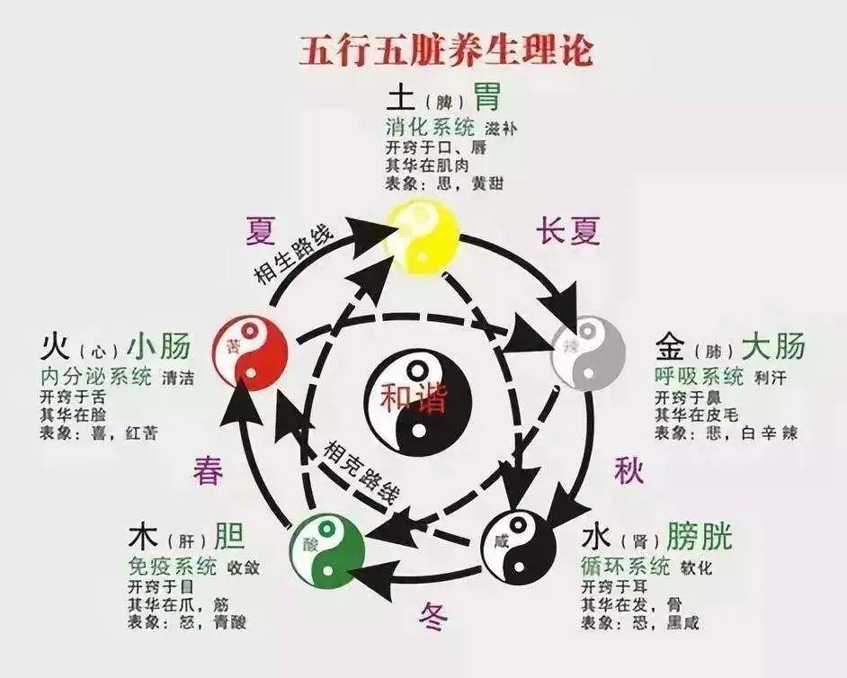 五行系统对照表，值得收藏 - 知乎