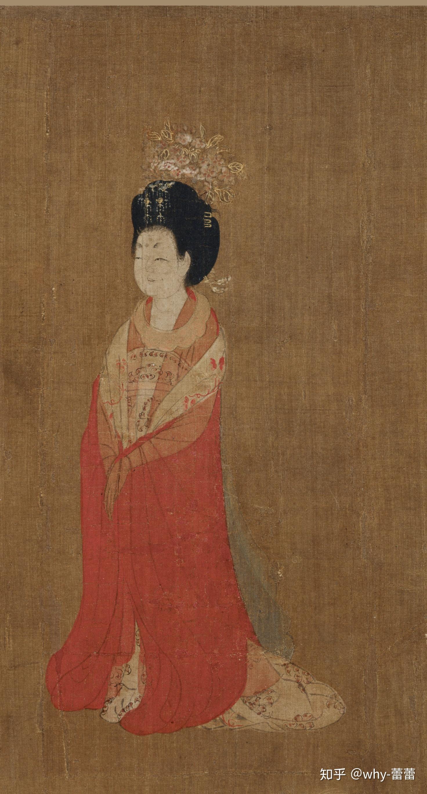 唐簪花仕女图高清赏析