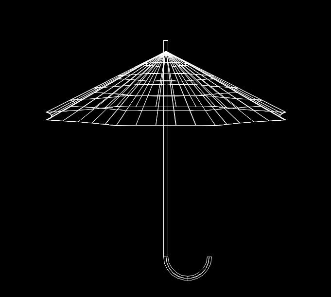3D雨伞建模实例，教你玩转浩辰CAD三维设计模块！ - 知乎