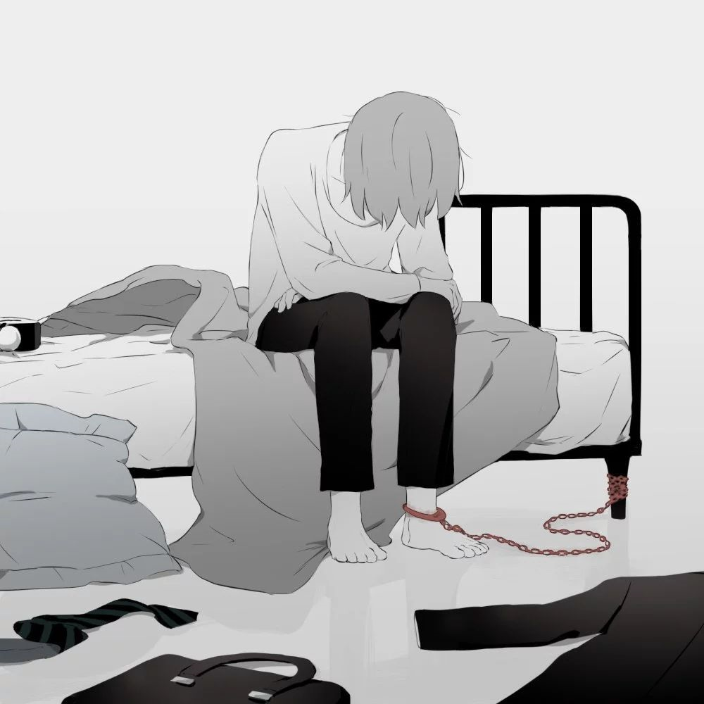 黑暗预警史上最丧插画负能量爆棚细思极恐你能坚持看到第几张