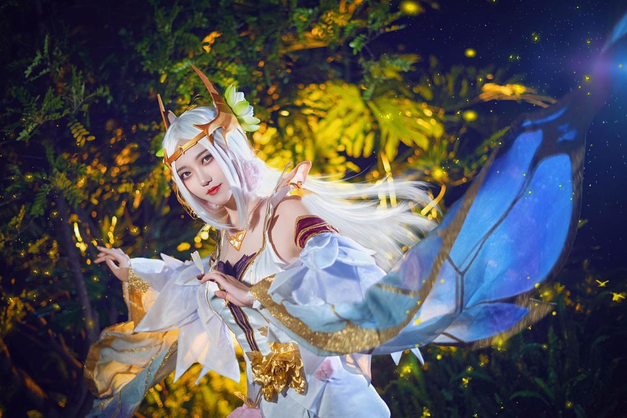 《王者荣耀》金色仲夏夜之梦·貂蝉cosplay