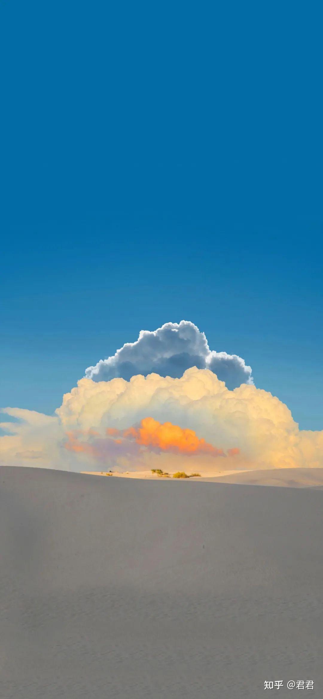 绝美天空壁纸蓝天白云多清晰只是阳光让我闷到窒息