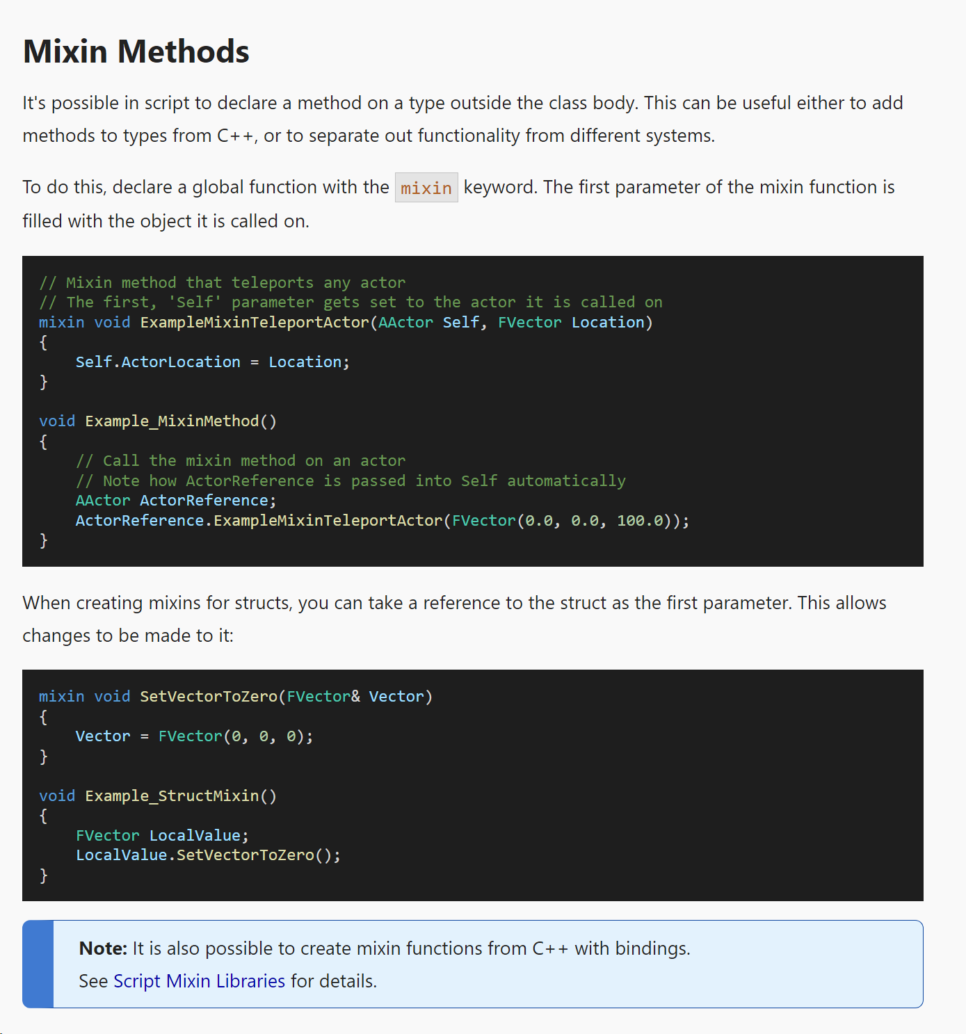 UE Angelscript mixin特性 - 知乎