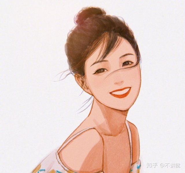 超好看手绘女生头像! - 知乎