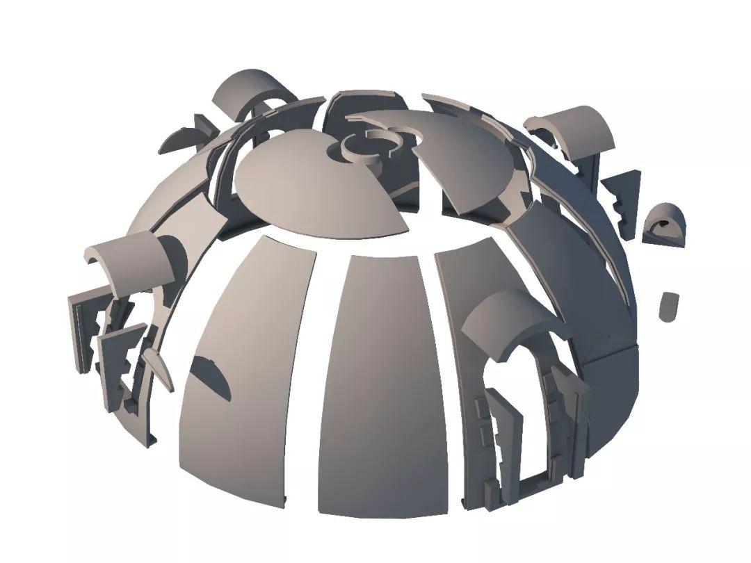 dome圆顶房馒头房eps石墨烯