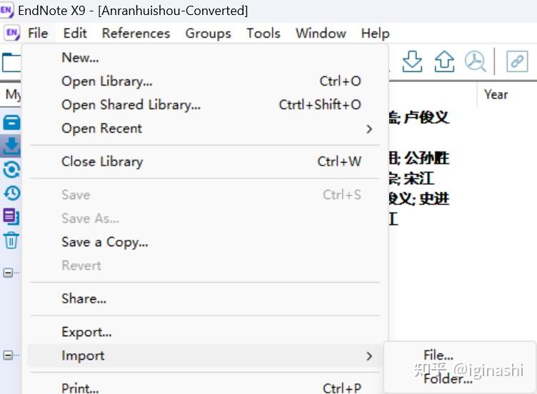 VOSviewer Endnote Excel制作作者关系图 关键词共现图 - 知乎