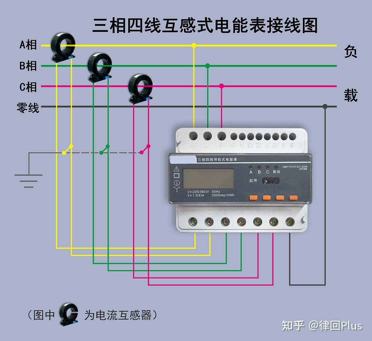 电度表的接线方法图片