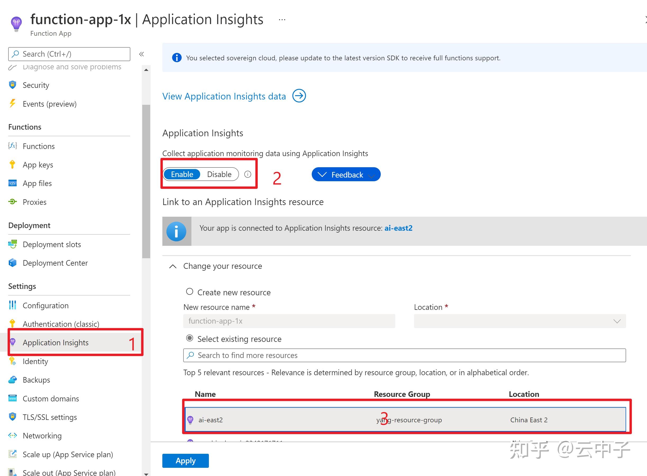 azure-azure-funciton-application-insights-application