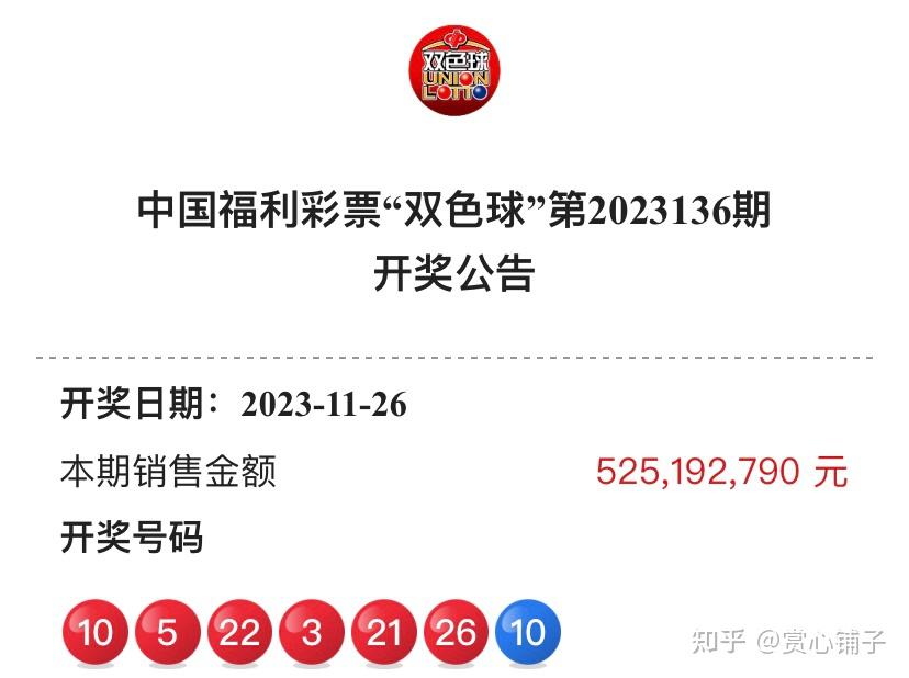 中國福利彩票雙色球第2023137期公益娛樂推算