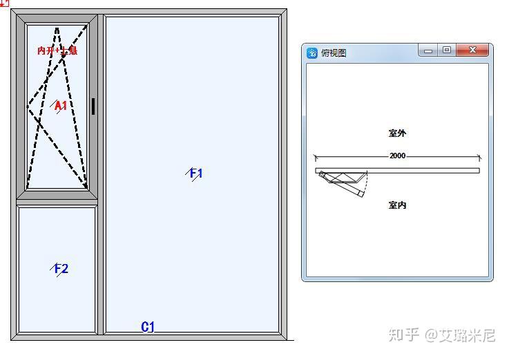 窗的开启方式图例图片