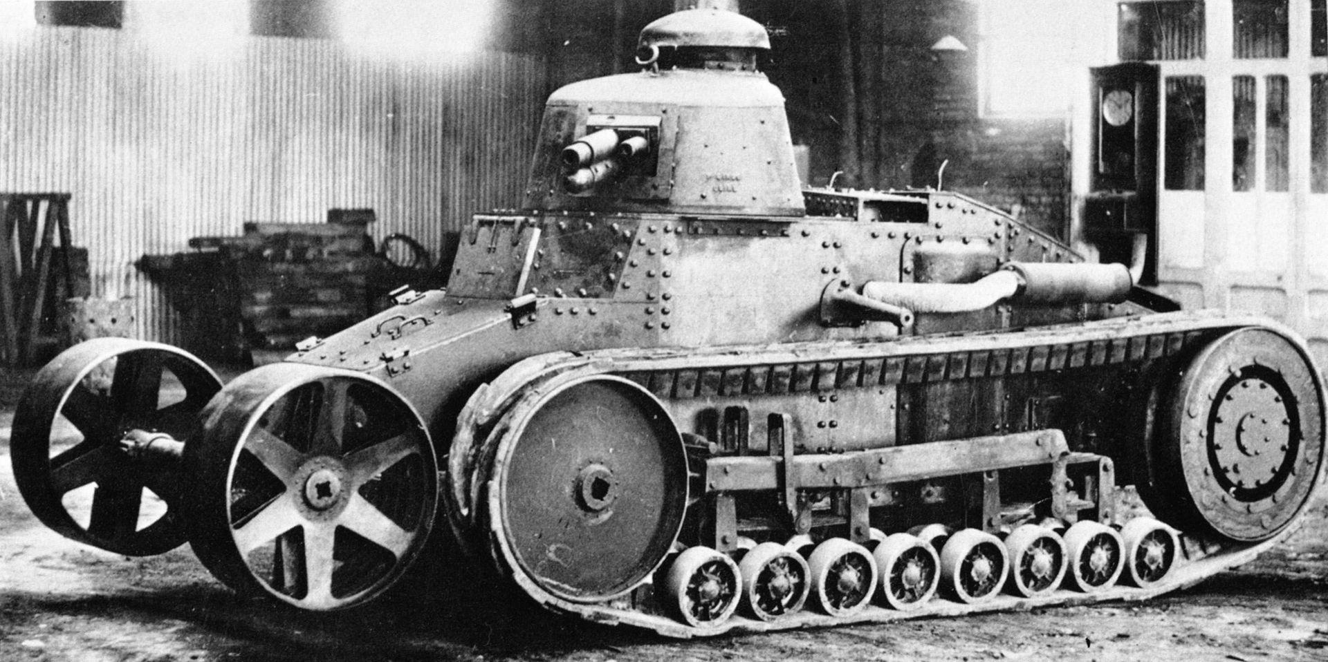 二战中的法国装甲部队1雷诺ftd1d2