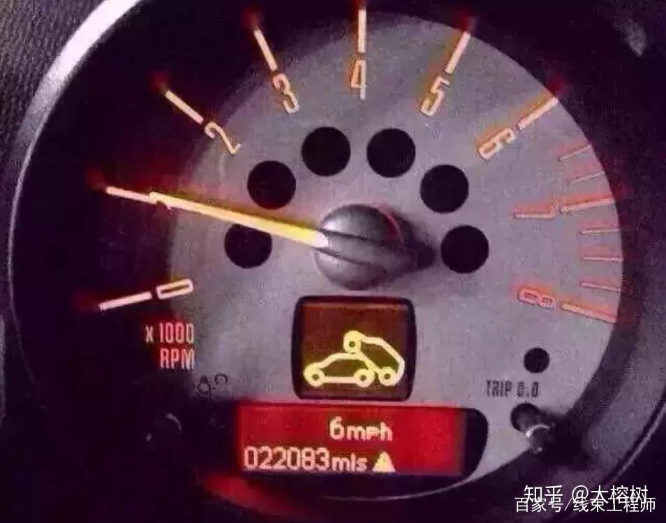 当出现如下类型故障灯时,建议停车检修(查),以避免出现更严重的危害.