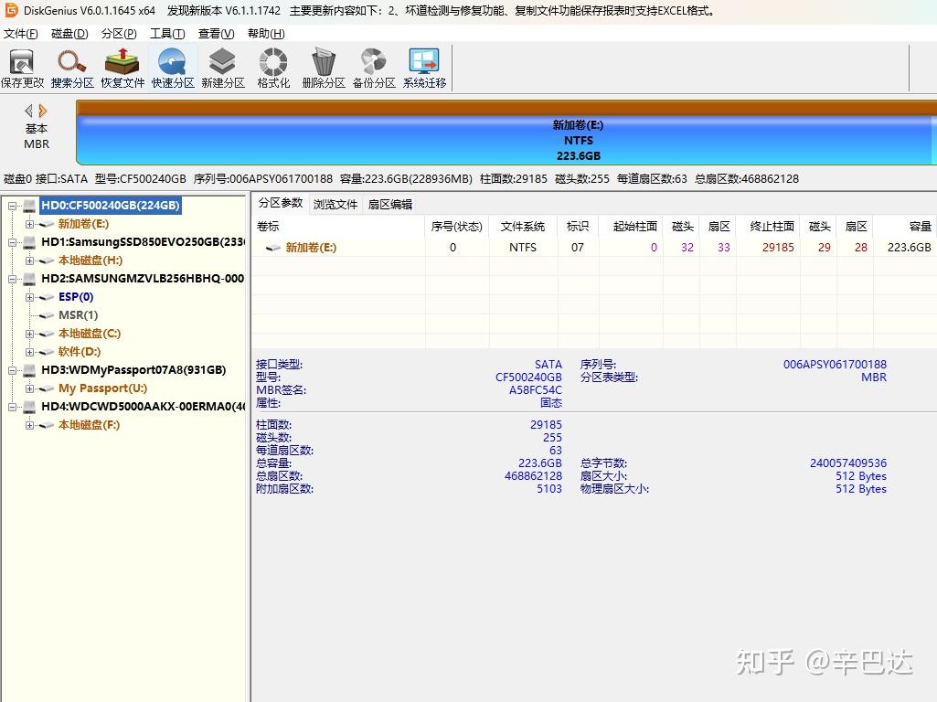 DiskGenius数据恢复、硬盘分区检测工具