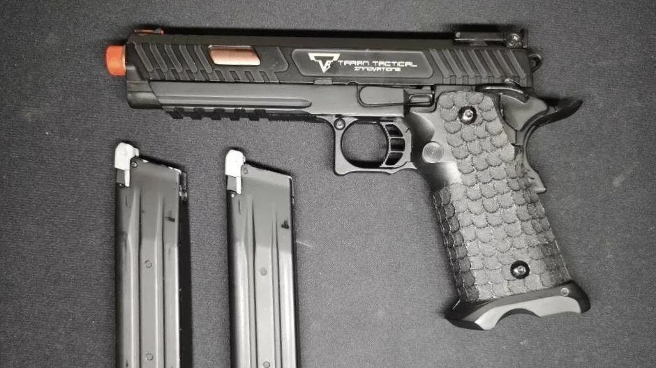 mst combat master 2011青武酷 p99初期产品原装有半透明握把与普通